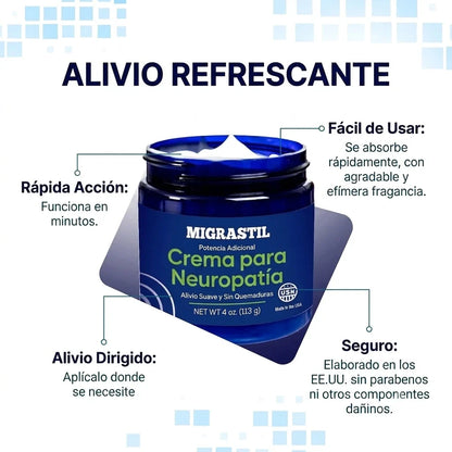 Neuropathy Cream — Alivio inmediato para el ardor y hormigueo