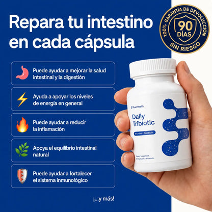 Daily Tribiotic™ – Soporte 3 en 1 para la Salud Digestiva